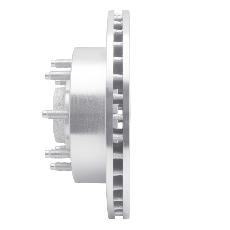 Dodge B2500 Brake Rotor (1) - Front Right - R1 Concepts - Drilled & Slotted - Silver - `98-`03